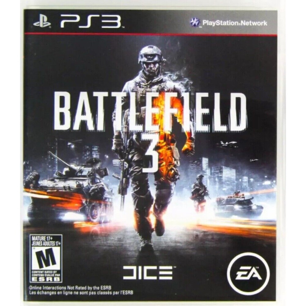 Battlefield 3 PlayStation 3 Game With Case PS3